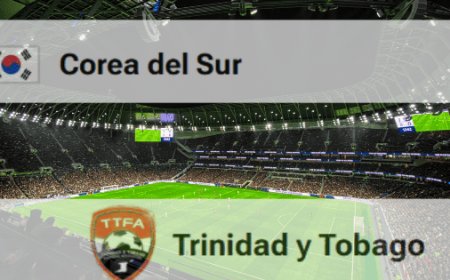 Corea del Sur vs. Trinidad y Tobago: dónde ver EN VIVO el amistoso antes del Mundial 2026
