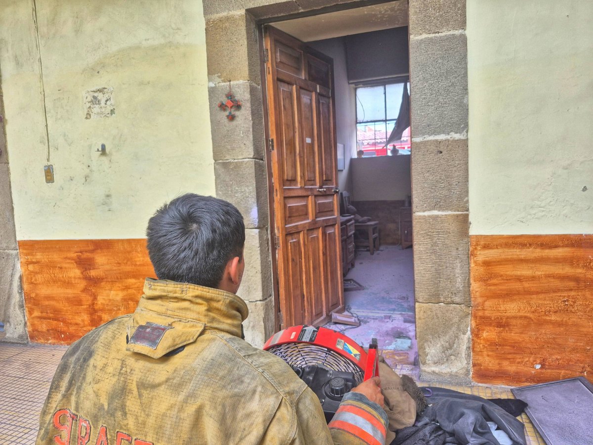 Incendio en el Asilo de Ancianos María Auxiliadora en Sayula