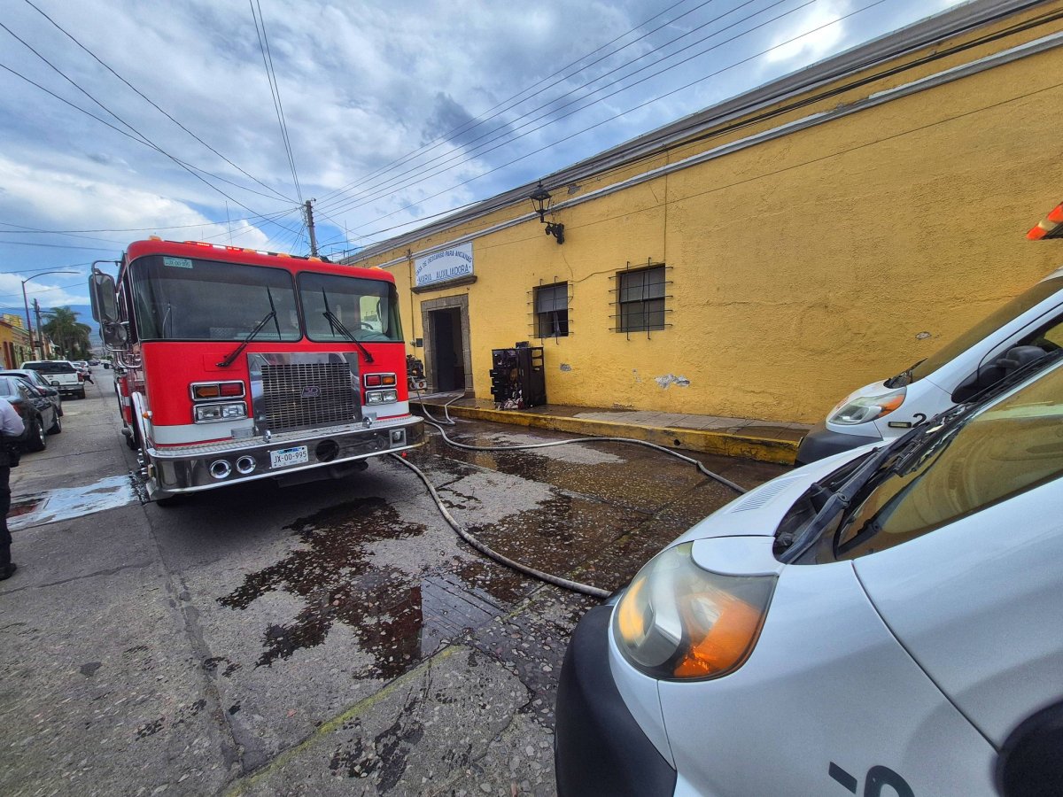 Incendio en el Asilo de Ancianos María Auxiliadora en Sayula