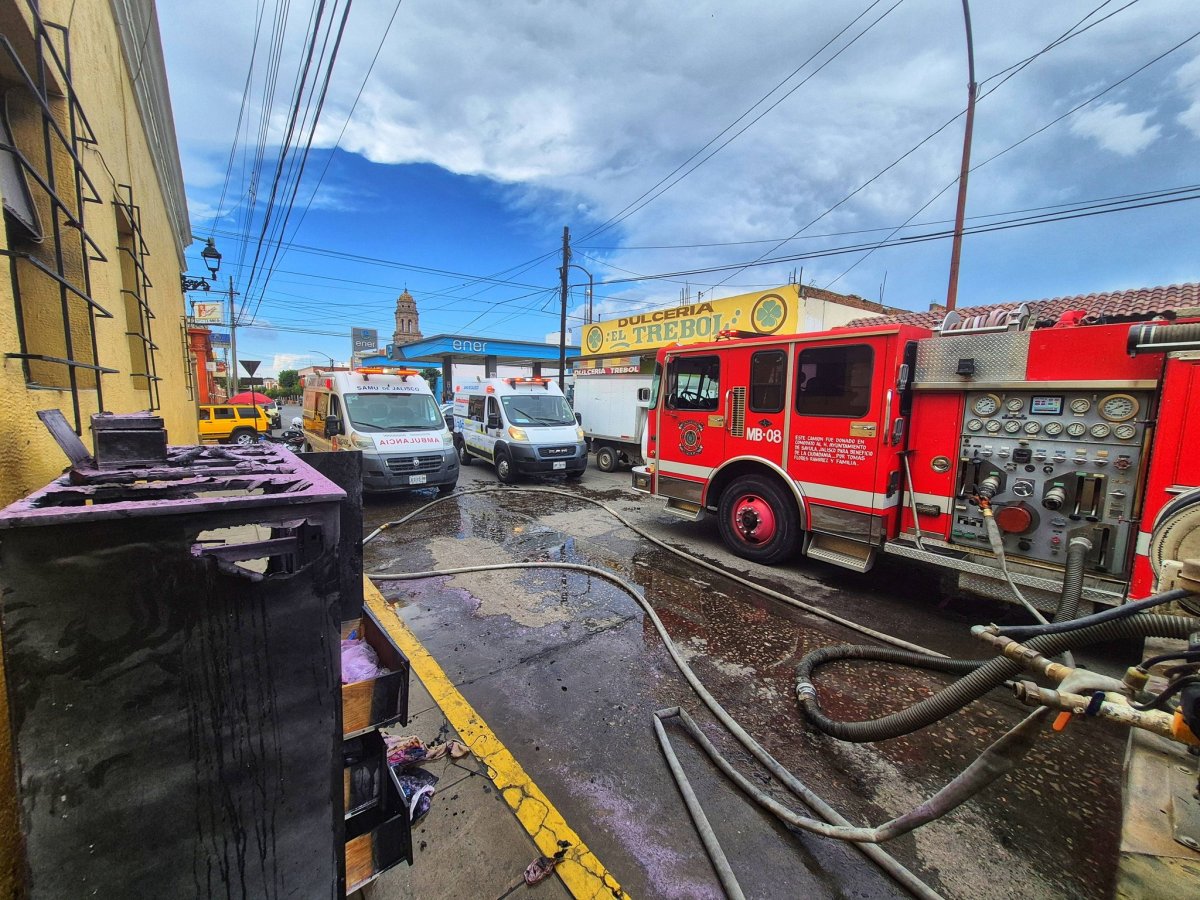 Incendio en el Asilo de Ancianos María Auxiliadora en Sayula