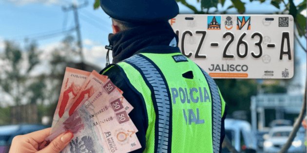 Policía Vial ya puede multar por portar placas vencidas; este es el costo de la sanción en Jalisco