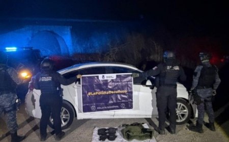 Aseguran cargadores, cartuchos y equipo táctico en Teocaltiche