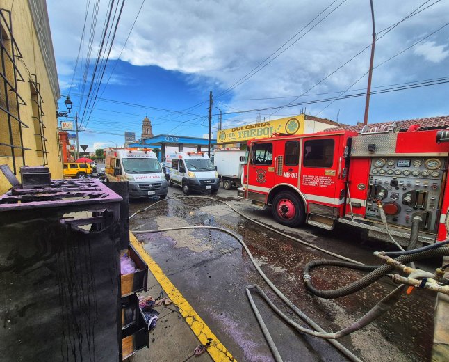 Incendio en el Asilo de Ancianos María Auxiliadora en Sayula